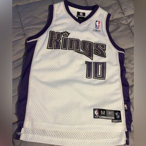 NBA Kings White and Purple Jersey